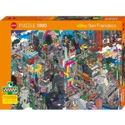 HEYE -  SAN FRANCISCO QUEST (1000 PIECES) -  EBOY - PIXORAMA