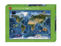 HEYE -  SATELLITE MAP (2000 PIECES) -  MAP ART