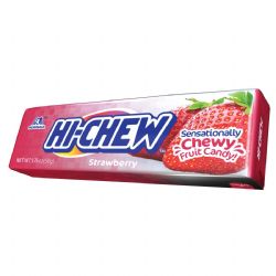 HI-CHEW -  CHEWY FRUIT CANDY - STRAWBERRY