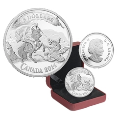 HISTORIC CANADIAN BANKNOTES -  SAINT GEORGE SLAYING DRAGON -  2014 CANADIAN COINS 02
