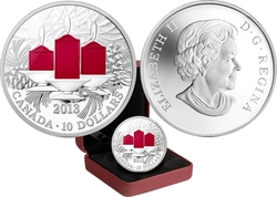 HOLIDAY CANDLES -  2013 CANADIAN COINS
