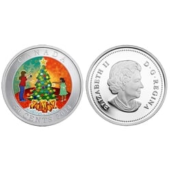 HOLIDAY LENTICULAR COINS -  CHRISTMAS TREE -  2014 CANADIAN COINS 08