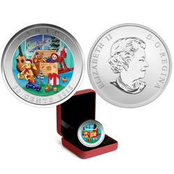 HOLIDAY LENTICULAR COINS -  HOLIDAY TOY BOX -  2015 CANADIAN COINS 09