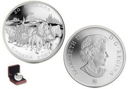 HOLIDAY SLEIGH RIDE -  2007 CANADIAN COINS