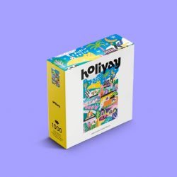 HOLIYAY -  THE BIG YELLOW CAT (1000 PIECES) -  GUILLAUME DENAUD