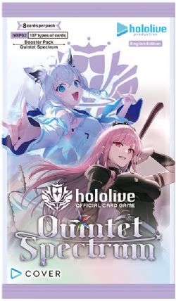 HOLOLIVE CARD GAME -  QUINTET SPECTRUM - BOOSTER PACK (P8/B12)(ENGLSIH)