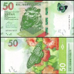 HONG KONG -  50 DOLLARS 2018 (UNC) - THE HONGKONG AND SHANGHAI BANKING CORPORATION LIMITED B697