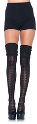 HOOK STYLE - BLACK - ONE SIZE -  THIGH HIGH