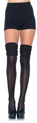 HOOK STYLE THIGH HIGH - BLACK (ADULT - ONE SIZE)