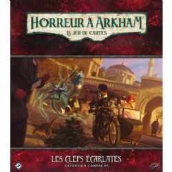 HORREUR À ARKHAM : LE JEU DE CARTES -  CAMPAIGN EXPANSION: LES CLEFS ÉCARLATES (FRENCH)