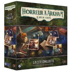 HORREUR À ARKHAM : LE JEU DE CARTES -  EXTENSION INVESTIGATEURS (FRENCH) -  LA CITÉ ENGLOUTIE