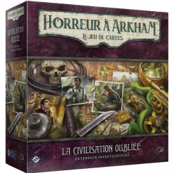 HORREUR À ARKHAM : LE JEU DE CARTES -  LA CIVILISATION OUBLIÉE (FRENCH) -  EXTENSION INVESTIGATEURS