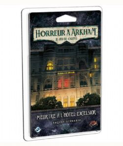 HORREUR À ARKHAM : LE JEU DE CARTES -  PAQUET DE SCÉNARIO - MEURTRE À L'HÔTEL EXCELSIOR (FRENCH)