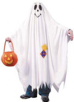 HORROR -  FRIENDLY GHOST COSTUME (CHILD - SMALL 4-6)