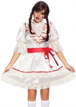 HORROR -  HAUNTED DOLL COSTUME (ADULT)