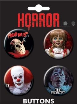 HORROR -  HITS - 4 BUTTONS SET 01