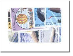 HOT AIR BALLOONS -  25 ASSORTED STAMPS - HOT AIR BALLOONS