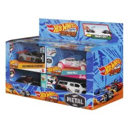 HOT WHEELS -  DIECAST 1:43 PULLBACK VEHICLE ASST