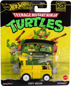 HOT WHEELS -  NINJA TURTLES PARTY WAGON -  POP CULTURE CAR