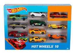 HOT WHEELS -  PACK OF 10 CARS 1/64