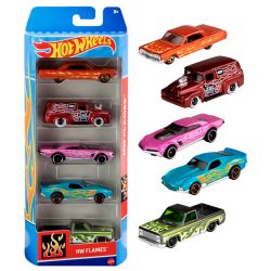 HOT WHEELS -  PACK OF 5 CARS 1/64 - NIGHTBURNERZ