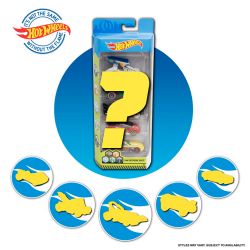 HOT WHEELS -  PACK OF 5 CARS 1/64 - RANDOM MODEL.