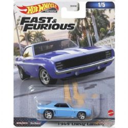 HOT WHEELS PREMIUM -  1969 CHEVY CAMARO -  RAPIDE ET DANGEREUX 1/5