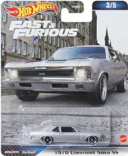 HOT WHEELS PREMIUM -  1970 CHEVROLET NOVA SS -  FAST AND FURIOUS 3/5