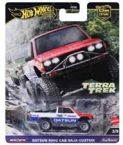 HOT WHEELS PREMIUM -  DATSUN KING CAB BAJA CUSTOM - 1/64 -  CAR CULTURE 2024 3/5