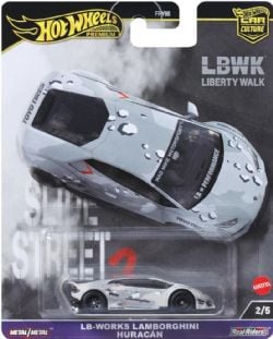 HOT WHEELS PREMIUM -  LB-WORKS LAMBORGHINI HURACAN -  SLIDE STRRET 2 5/5