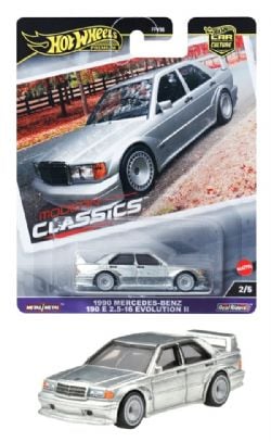 HOT WHEELS PREMIUM -  MERCEDES-BENZ - 190 E 2.5-16 EVOLUTION II 1990 - 1/64 -  CAR CULTURE 2/5