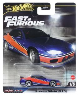 HOT WHEELS PREMIUM -  NISSAN SILVIA (S15) -  FAST AND FURIOUS 1/5