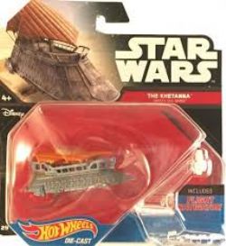 HOT WHEELS -  STAR WARS HOT WHEELS THE KHETANNA DIE-CAST STARSHIPS TOY VEHICLE -  STAR WARS