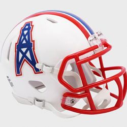 HOUSTON OILERS -  REPLICA - 1981 TO 1998 THROWBACK SPEED -  MINI HELMET