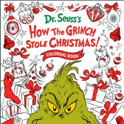 HOW THE GRINCH STOLE CHRISTMAS -  COLOURING BOOK