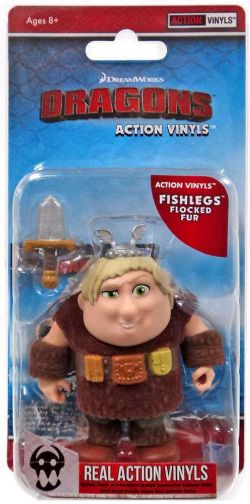 HOW TO TRAIN YOUR DRAGON -  FISHLEGS FLOCKED FUR ACTION VINYLS (3 INCH)