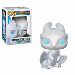HOW TO TRAIN YOUR DRAGON -  POP! VINYL FIGURE OF LIGHT FURY (4 INCH) -  DRAGONS 3: LE MONDE CACHÉ 687