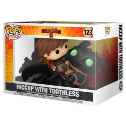 HOW TO TRAIN YOUR DRAGON -  POP!RIDES VINYL FIGURE OF HICCUP WITH TOOTHLESS -  HOW TO TRAIN YOUR DRAGON 2