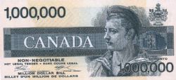 HUMORISTIC BILLS -  CANADA'S ONE MILLION DOLLARS BILL