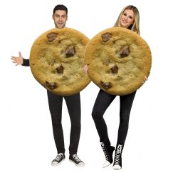 HUMORISTIC -  COOKIES COUPLE COSTUMES (ADULT - ONE-SIZE)