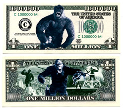 HUMORISTIC NOTES -  KING KONG - UNITED STATES ONE MILLION DOLLARS NOTE