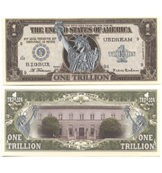 HUMORISTIC NOTES -  LIBERTY - UNITED STATES ONE TRILLION DOLLARS NOTE