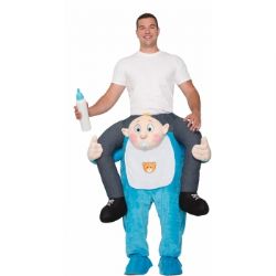HUMORISTIC -  RIDE-A-BABY COSTUME (ADULT)
