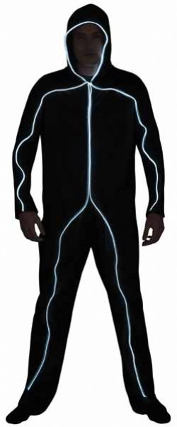 HUMOUR -  GLOW STICK MAN COSTUME (ADULT - ONE SIZE)