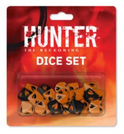 HUNTER: THE RECKONING -  15D10 CUSTOM DICE SET -  RPG DICE WOD
