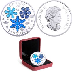 ICE CRYSTALS -  2018 CANADIAN COINS