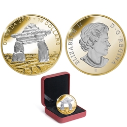 ICONIC CANADA -  INUKSHUK -  2016 CANADIAN COINS