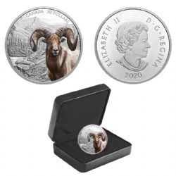 IMPOSING ICONS -  BIGHORN SHEEP (COIN IN SUBSCRIPTION BOX) -  2020 CANADIAN COINS 01