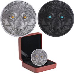 IN THE EYES OF THESE IMPRESSIVE ANIMALS -  WOLF 03 -  2017 CANADIAN COINS
