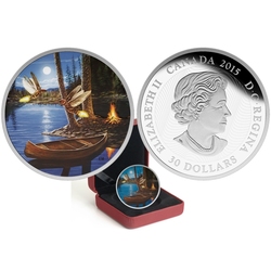 IN THE MOONLIGHT -  MOONLIGHT FIREFLIES -  2015 CANADIAN COINS 01